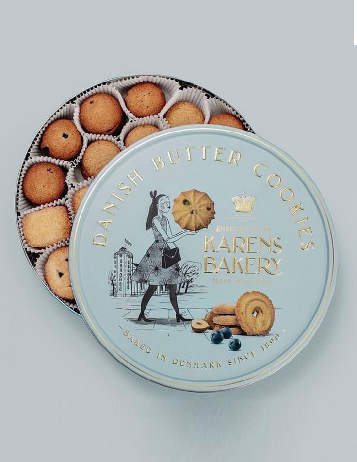 Luxury biscuit packaging with elegant design