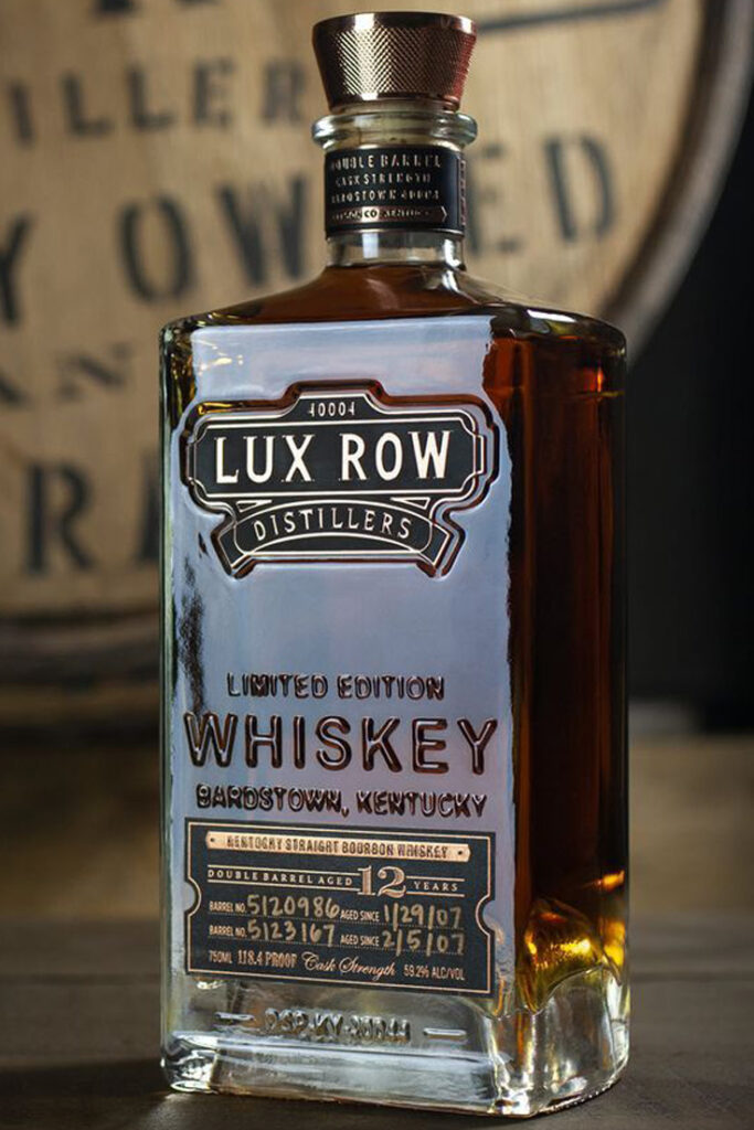 Luxury bottle labels featuring embossing debossing and foil stamping