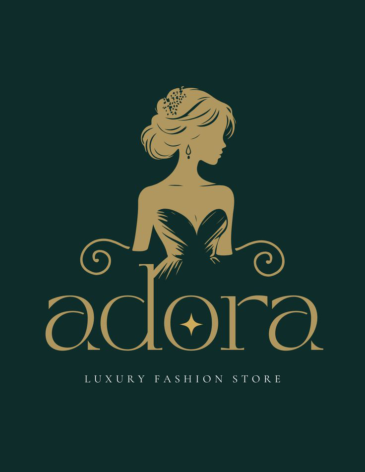 Luxury clothing retail brand logo