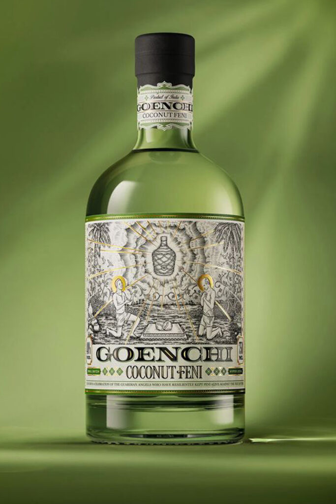 Luxury liquor packaging design featuring heritage-inspired bottle labels