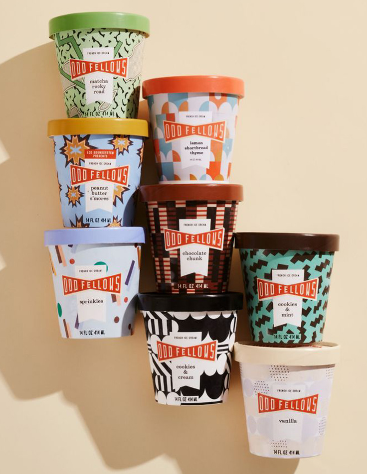 Mango ice cream packaging concept