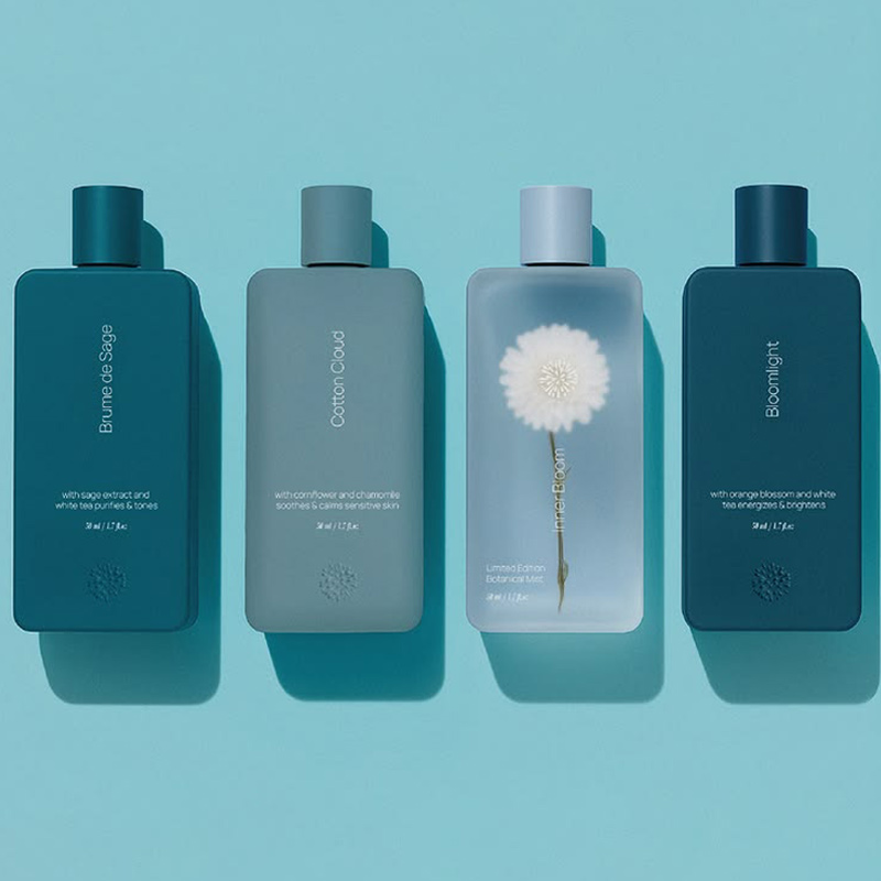 Minimalist packaging design for toiletries and cosmetics