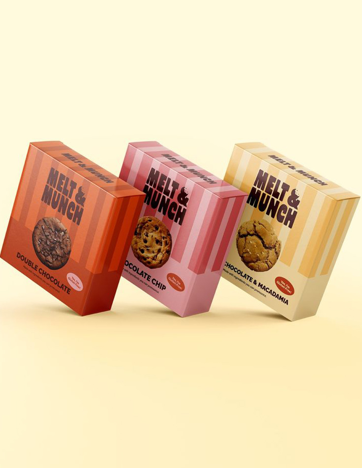 Modern bakery packaging for cookies