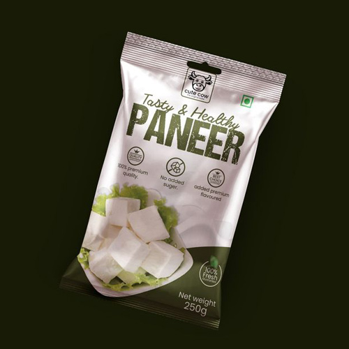 Luxury dairy packaging design with premium finishes for ghee jars, artisan cheese, and organic dairy products.