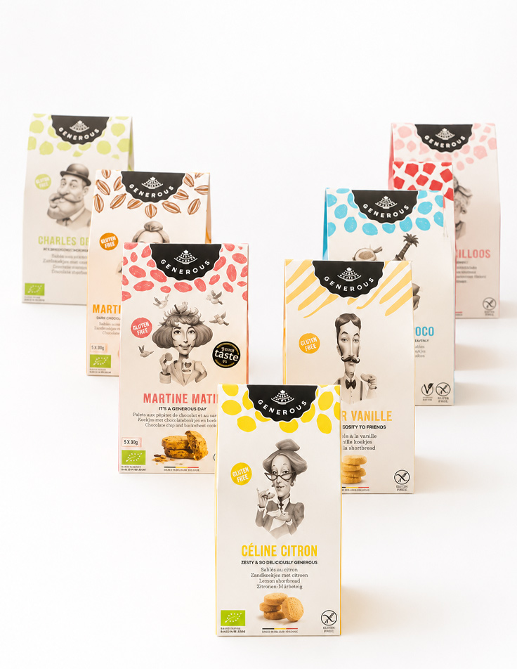 Premium cookie gift box packaging