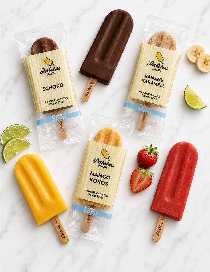 Premium ice cream stick packaging
