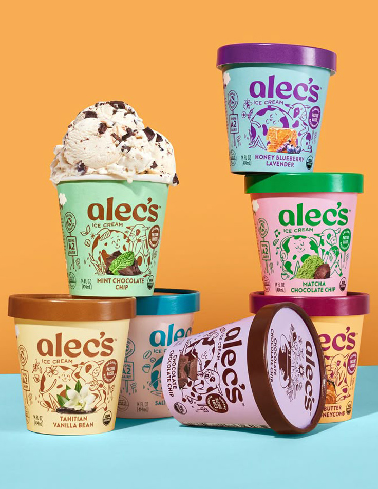 Premium ice cream tub packaging design