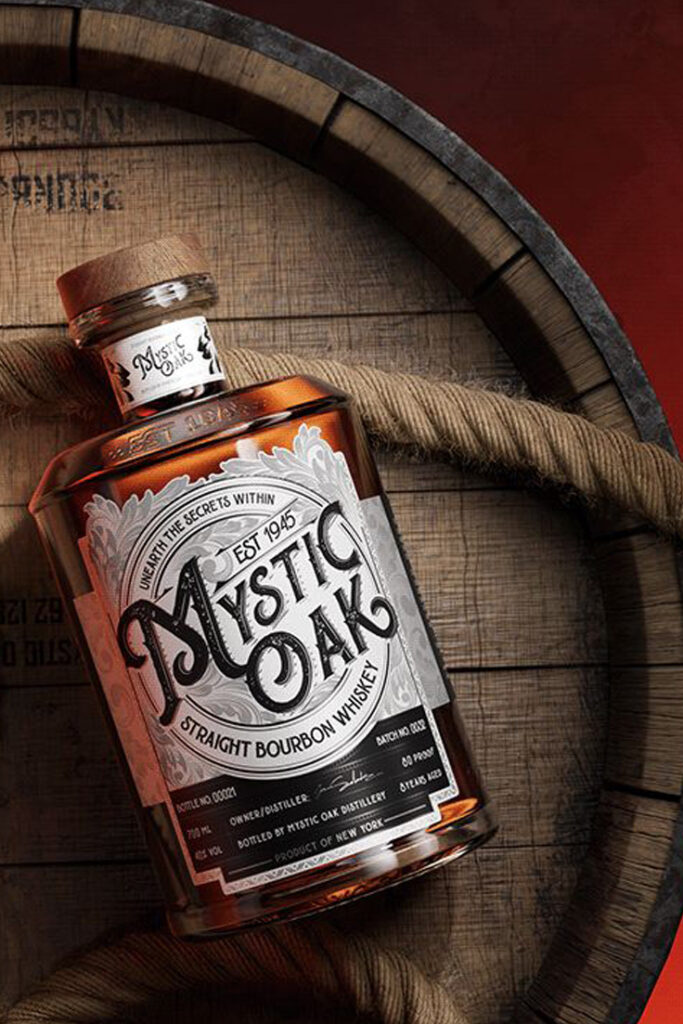 Premium packaging and label design for alcohol brands