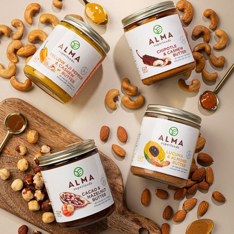 Product label design highlighting ingredients and benefits