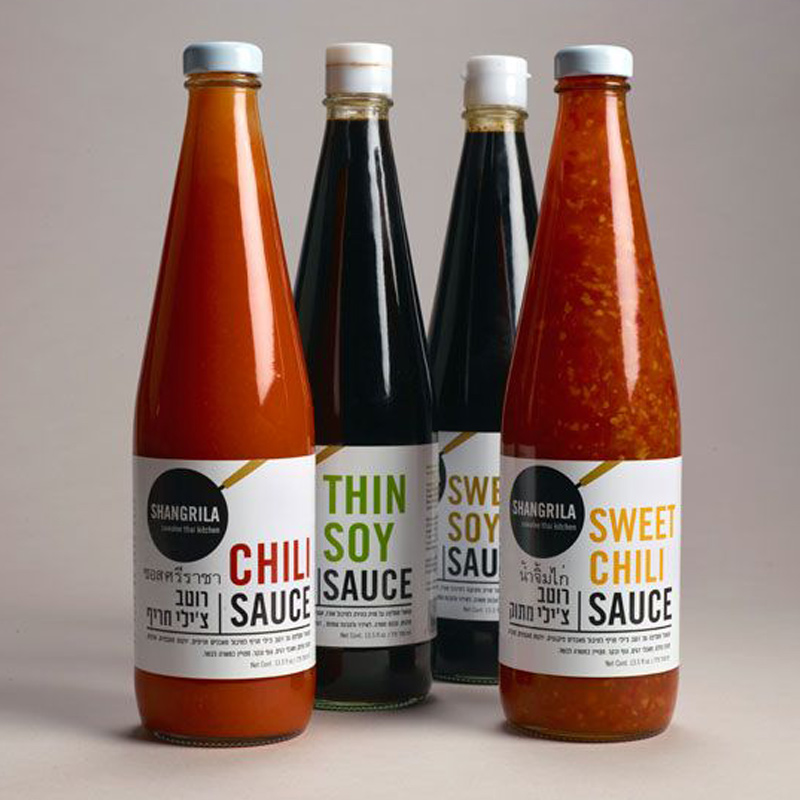 Premium sauce label design ideas