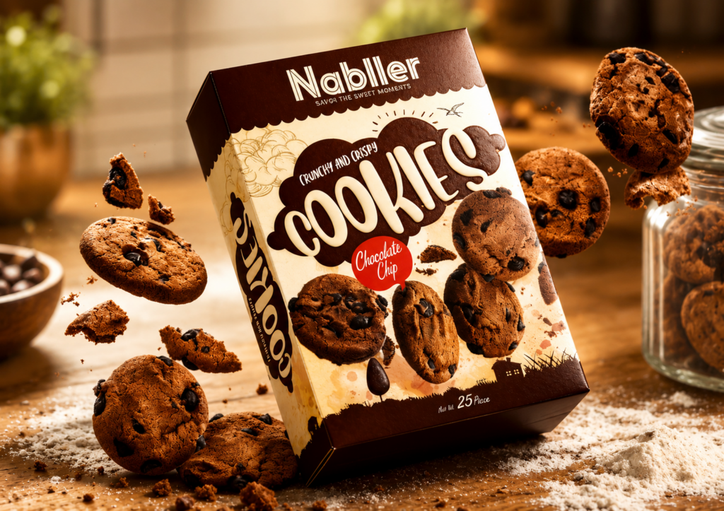 Shelf-ready biscuit packaging for retail stores