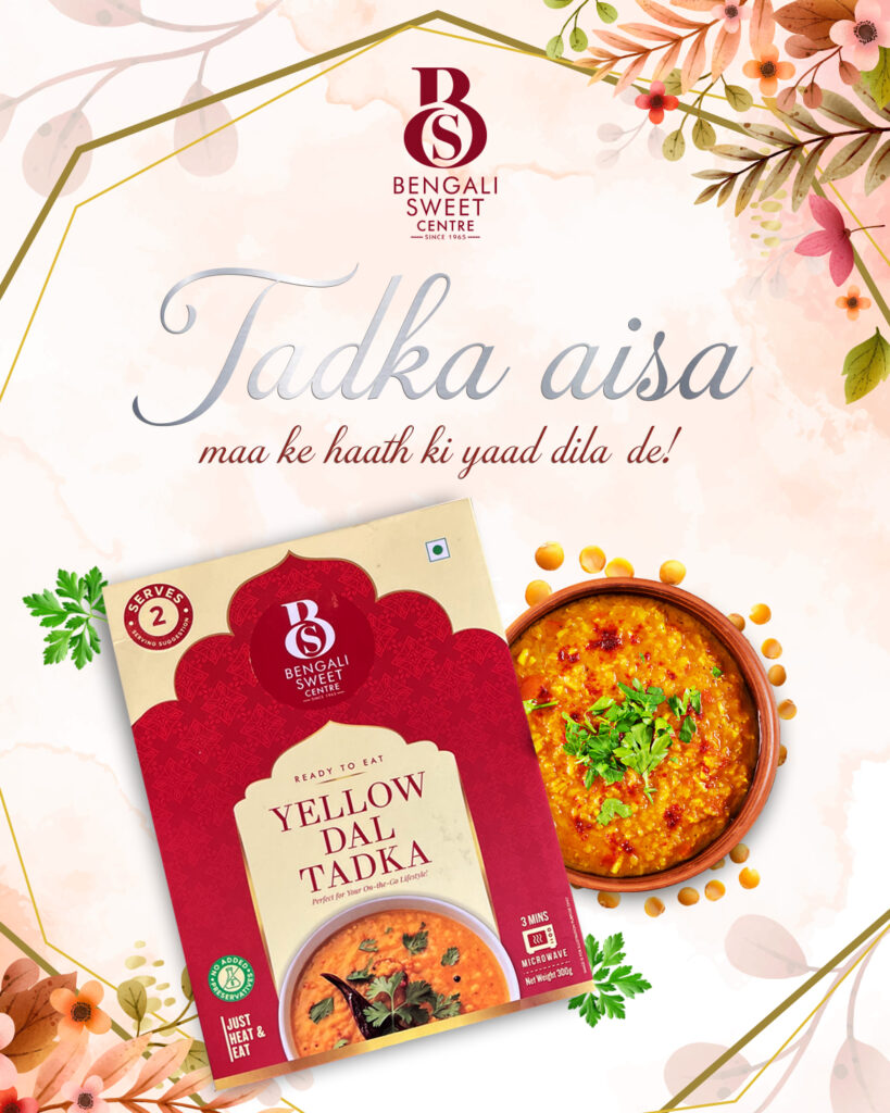 Social media post for food brand