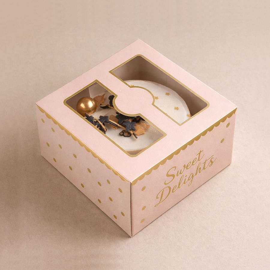 Cake Boxes With Window for Bakery and Dessert Packaging