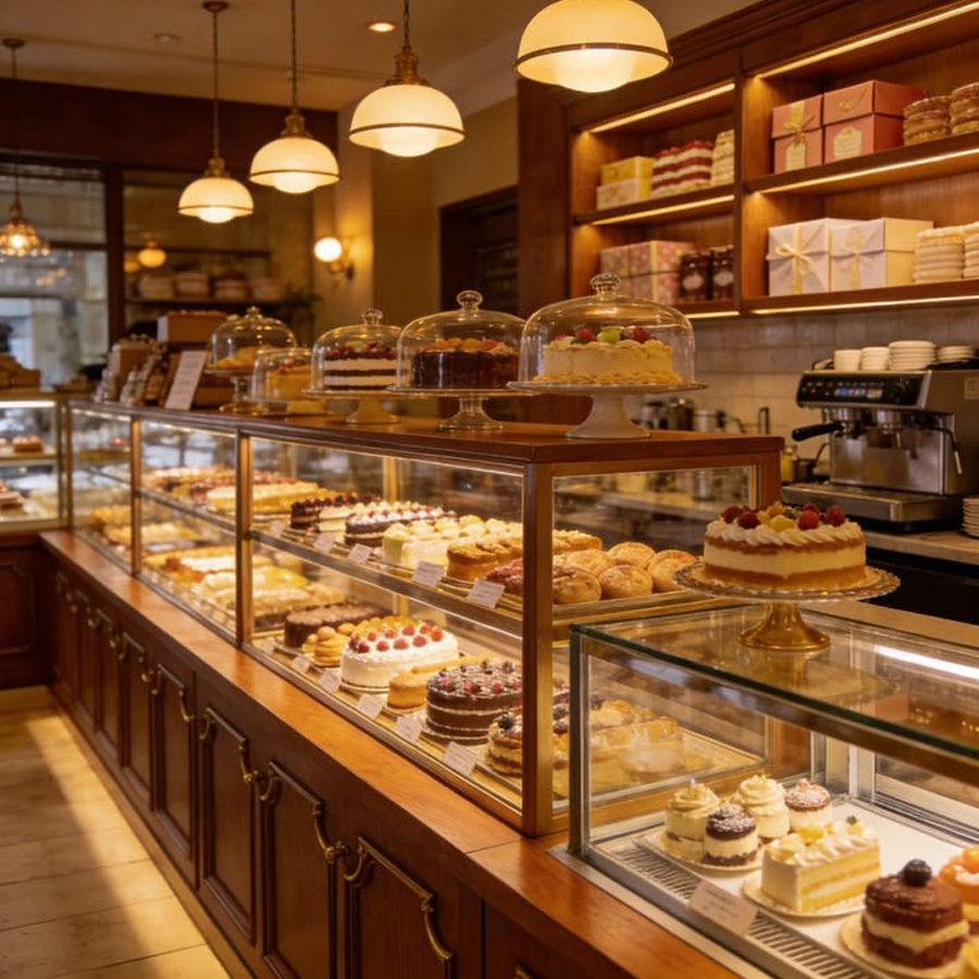 Cake Shop Display Cabinet Creative Design