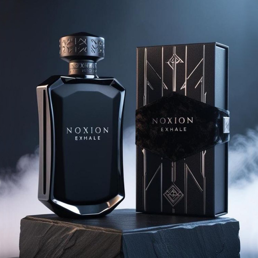 Creative perfume packaging and bottle design for a fragrance brand