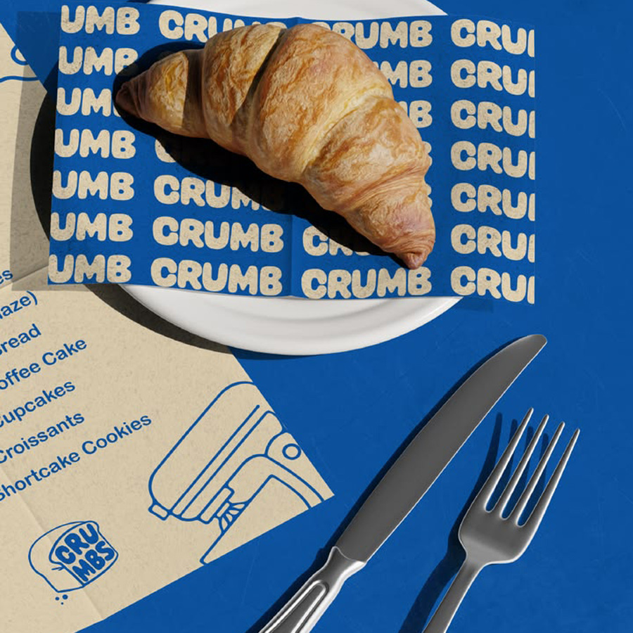Deli paper showcasing bakey brand name