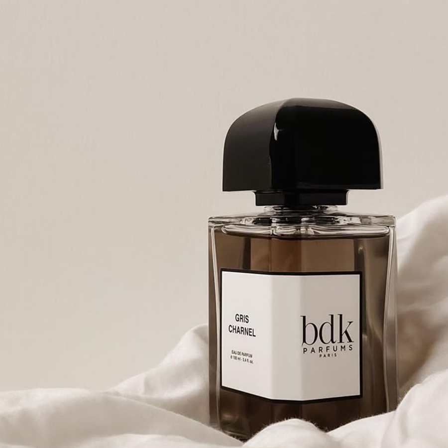 Modern fragrance brand with unique perfume bottle packaging
