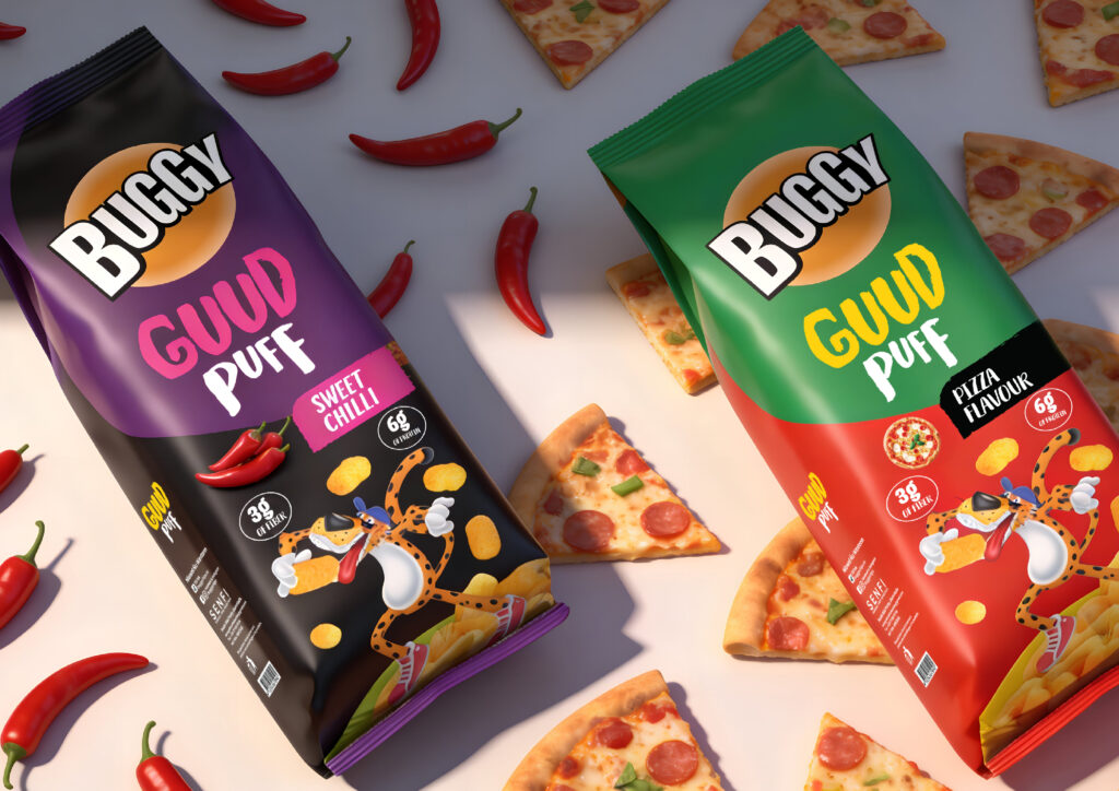 Snacks Professional pouch packaging design for FMCG brands