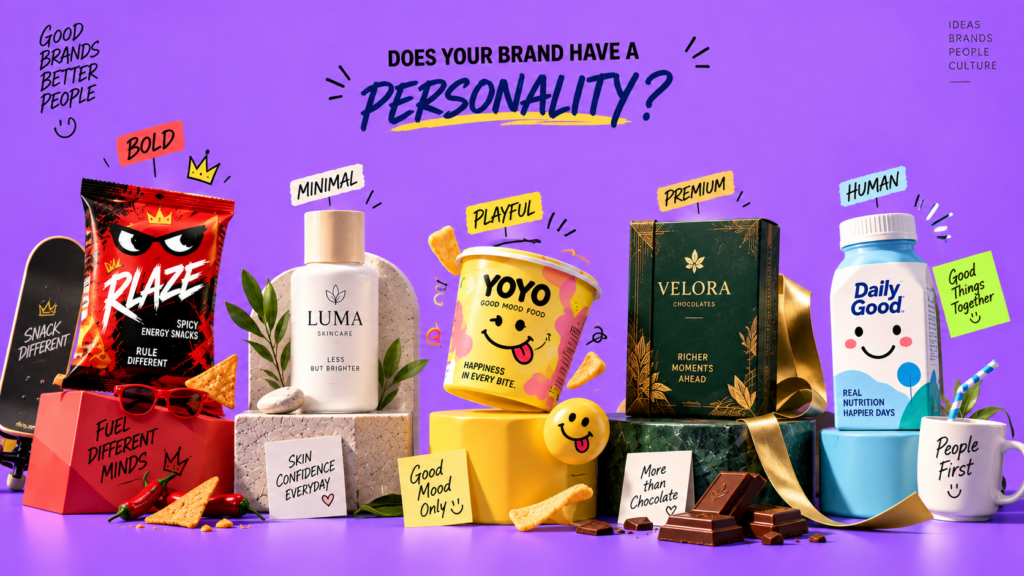 Boring brand formula showing generic messaging, design and content leading to a forgettable brand