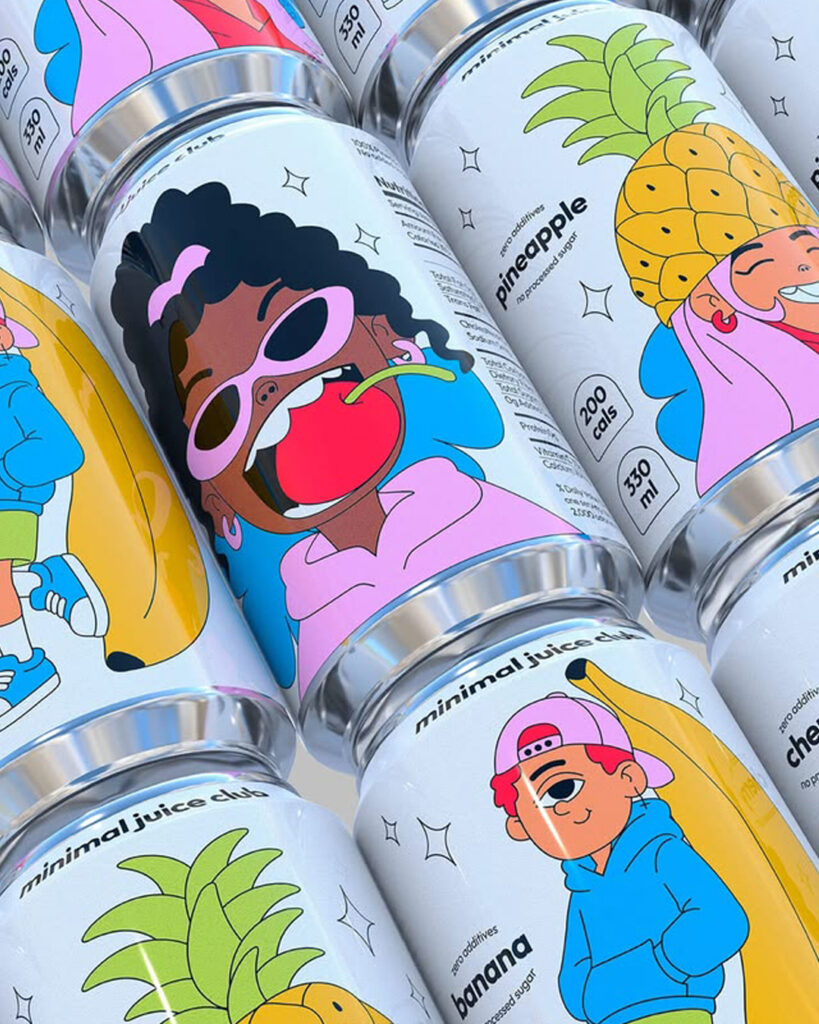 Consistent visual identity creating brand recognition