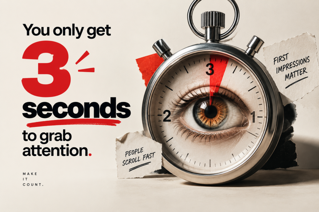 Your Brand Has 3 Seconds to Make an Impression