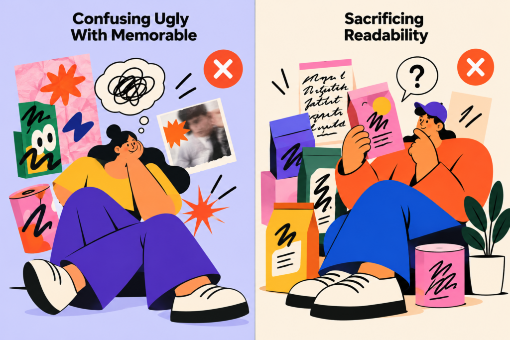Confusing Design vs Clear Branding