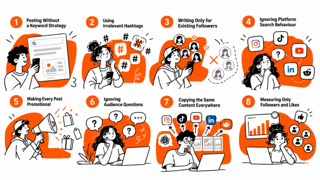 Eight Social Search Mistakes Illustrated