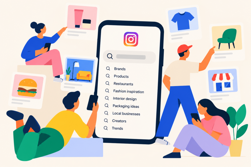 Exploring Ideas Through Instagram Search
