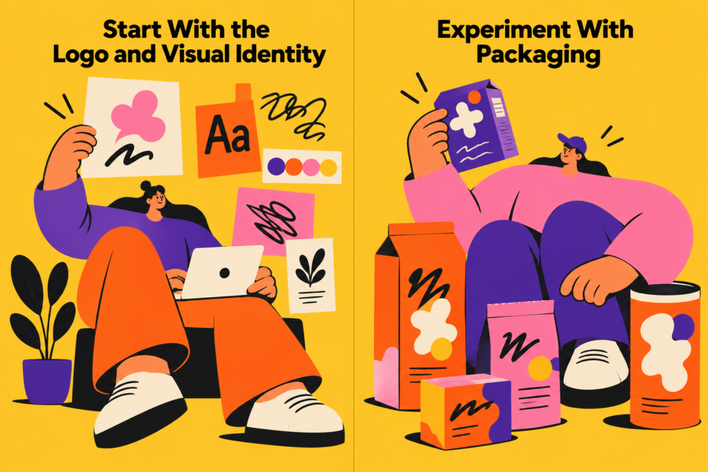 Logo Identity and Packaging Experiments