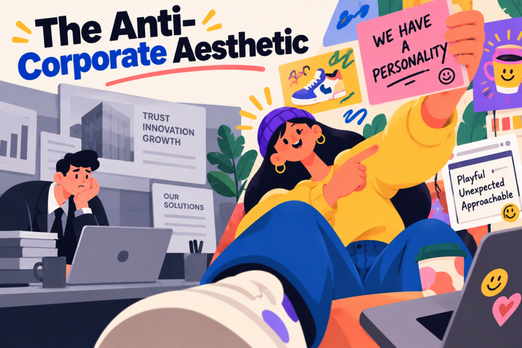 The Anti-Corporate Aesthetic
